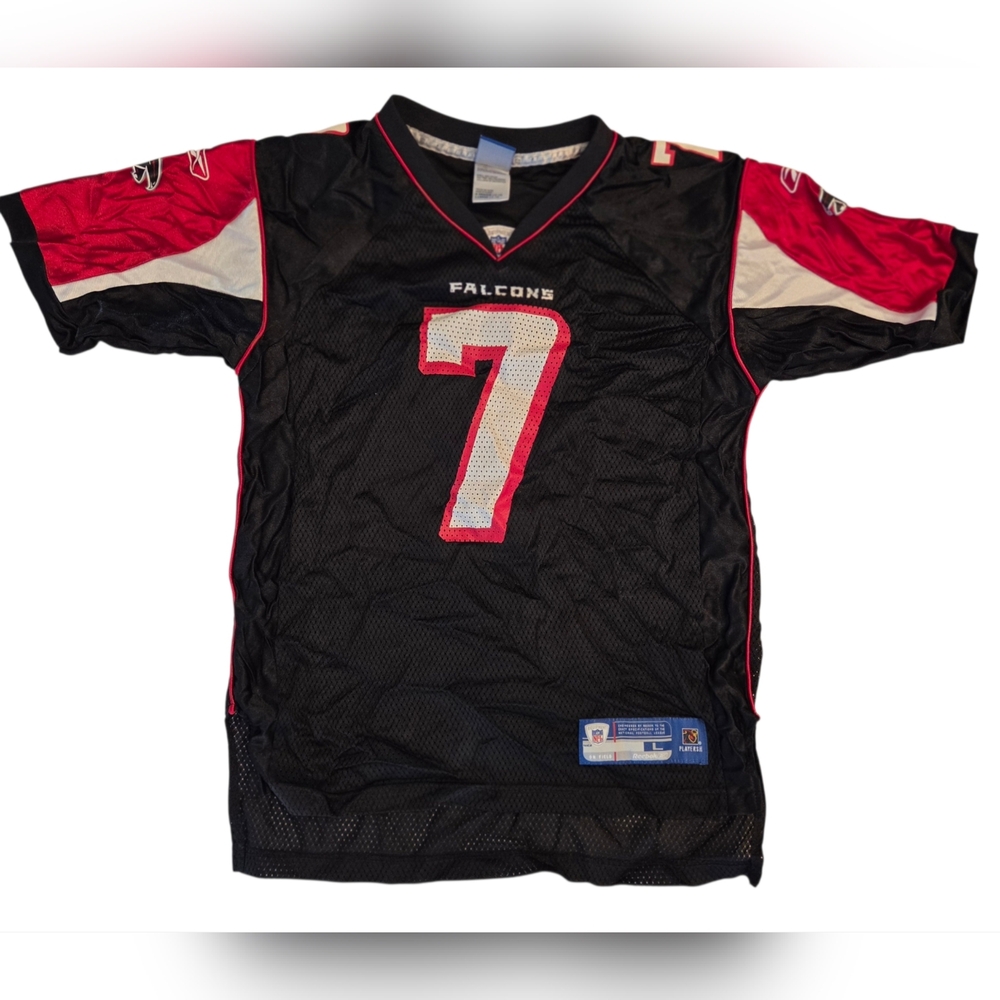 Vintage Reebok NFL Michael Vick Jersey Black Alternate Youth LG